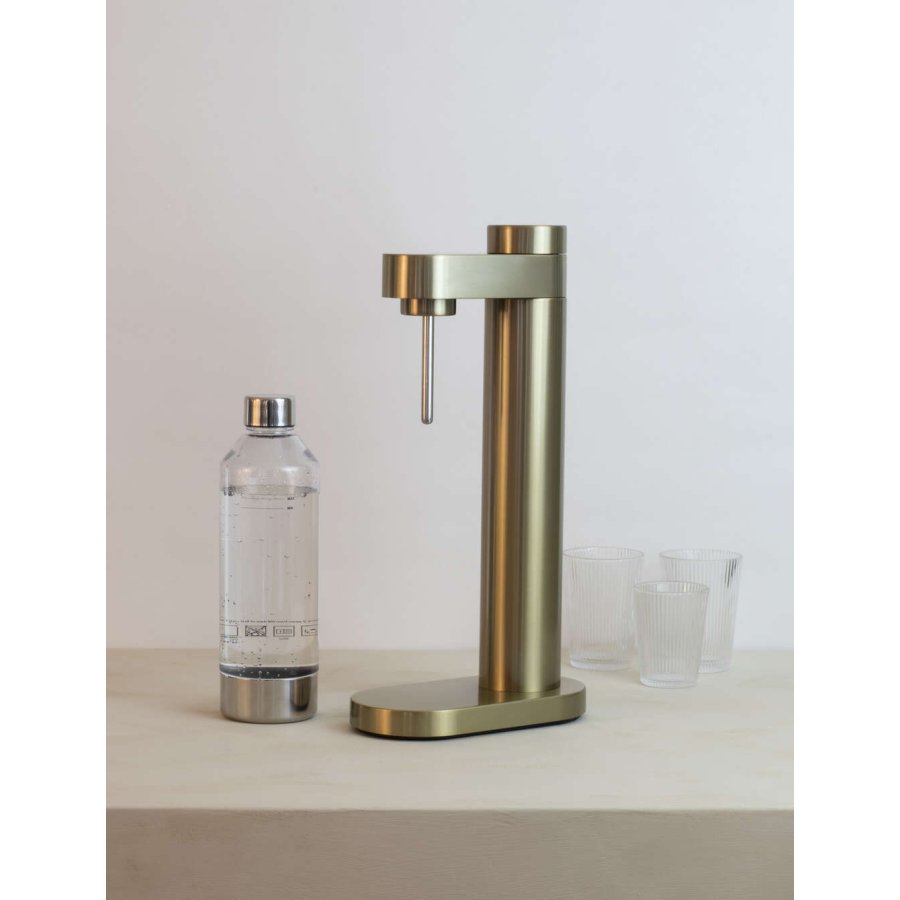 Stelton Brus Wassersprudler, Gebrstetes Messing